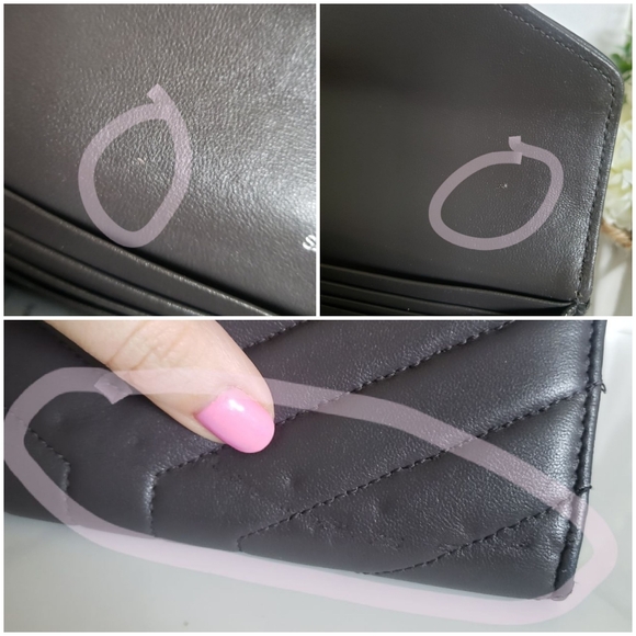 *SOLD* Authentic Pre-owned Yves Saint Laurent LouLou Flap Wallet - Picture 9 of 13